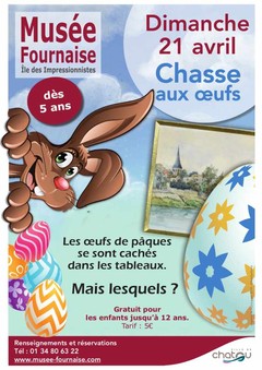 affiche chasse aux oeufs L