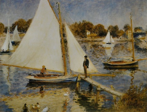 2 La Seine à Argenteuil, Portland Art Museum